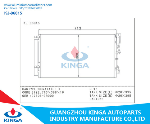 Porcellana Condensatore di HYUNDAI per SONATA (10) con l'auto del condensatore di CA dell'OEM 97606-3R000 fornitore