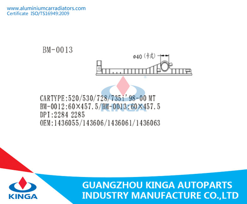 Sostituzione di plastica 60*457.5mm del carro armato del radiatore della TA del Bmw 520/530/728/735I 98-00 fornitore