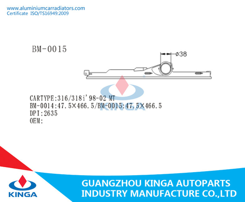 La TA di raffreddamento efficiente BM-00 della sostituzione di plastica 316/318i 98-02 del carro armato del radiatore di acqua fornitore