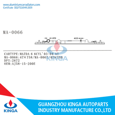 Sostituzione MAZDA del carro armato della cima del radiatore di AJ58-15-200E 6 6CYL '03-04 A fornitore