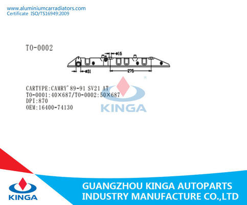 CAMRY 89-91 SV21 al fondo di plastica dell'OEM 16400-74130 del carro armato del radiatore fornitore