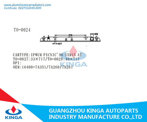 16400-20050 TOYOTA innaffia il carro armato di plastica del radiatore della riparazione per CAMRY'95-96 MCV10/MCX10 fornitore