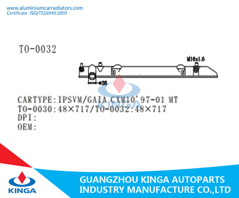 Carro armato inferiore di plastica del carro armato del radiatore per il radiatore di TOYOTA IPSVM GAIA CXM10'97-01MT fornitore