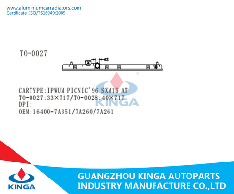 IPWUM PICNIC'96- SXM15 ALL'OEM di plastica 16400-7A351/7A260/7A261 del carro armato del radiatore fornitore