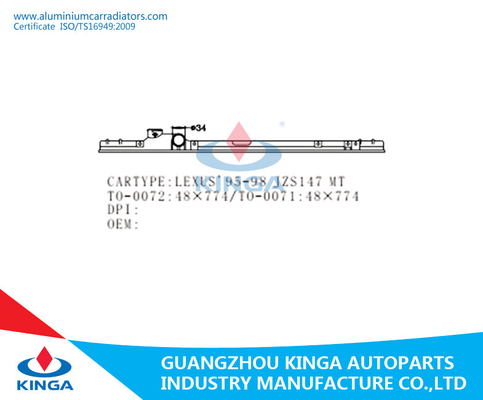 16400-46180 carro armato di plastica del radiatore di riparazione dell'acqua per TOYOTA LEXUS'95-98 JZS149 fornitore