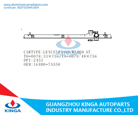 Sostituzione di plastica LEXUS'95-99 RX300 del carro armato del radiatore dell'OEM 16400-20120 A fornitore