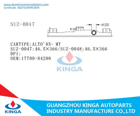 Carro armato di plastica del radiatore di SUZUKI della sostituzione per la riparazione di plastica del carro armato del radiatore di ALTO'85-MT fornitore