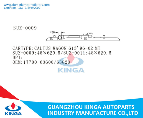 Carro armato della cima del radiatore della sostituzione per il vagone G15'96-02 dell'OEM 11700-63G11/63G12 Suzuki Caltus a fornitore