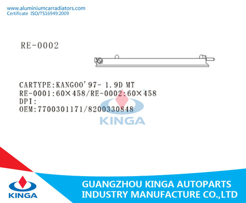 Sostituisca il carro armato di plastica di destra del carro armato del radiatore per la TA 1.9D di RENAULT KANGOO 97 fornitore
